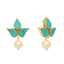 22K Gold Plated Cerulean Studs
