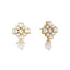 22K Gold Plated Kundan Paradise Stud Earrings