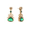 18K Gold Plated Emerald Elysian Layered Necklace Set