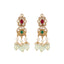 18K Gold Plated Divine Gold Tone Beaded Long Necklace Set