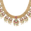 18K Gold Plated Estele Gold Tone Beaded Long Necklace Set