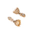 22K Gold Plated Aureate Swirl Jhumki Earrings