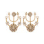 Celestial Trident Stud Earrings