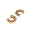Kanika Floral Hoop Earrings