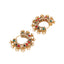 Kanika Floral Multi-color Hoop Earrings