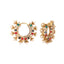 Kanika Floral Multi-color Hoop Earrings