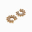 Kanika Floral Pearl Hoop Earrings