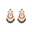 22K Gold Plated Mayura Grace Statement Dangler Earrings