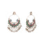 Chandrika Bloom Oxidised Chandbali Earrings