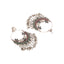 Chandrika Bloom Oxidised Chandbali Earrings