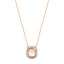 22K Gold Plated Minimal Dual Tone Pendant Set