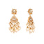 22K Gold Plated Pearl Chandelier Drop Earrings