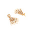 22K Gold Plated Pearl Chandelier Drop Earrings