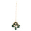 22K Gold Plated Emerald Grace Dangler Earrings