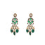 22K Gold Plated Royal Envy Green Kundan Necklace Set