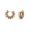 Kanika Floral Hoop Earrings
