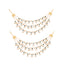 Pearl Cascade Tri Layered Ear Chain