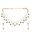 American Diamond Twilight Green Drops Necklace Set