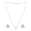 American Diamond Cleo Minimal Drop Necklace Set