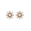 American Diamond Sunkissed Pearl Bloom Minimal Necklace Set