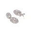 Rhodium Plated Eternal Flora Dangler Earrings
