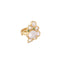 American Diamond Aurora Baroque Pearl Adjustable Ring