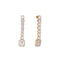 American Diamond Gleam Flow Drop Earrings