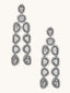 Stunning Silver Cubic Zircon Dangler Earrings