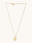Gold Teardrop Casual Necklace