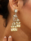 Vintage Kundan Jhumkas