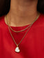 Multi-Chain Heart Shaped Necklace