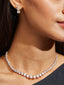 CZ Solitaire Delicate Necklace Set