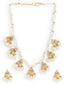 22K Gold Plated Pearl Empress Necklace Set