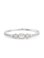 American Diamond Crown Spark Silver Bracelet