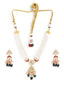 22K Gold Plated Nazneen Kundan Necklace Set