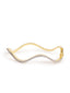 American Diamond Wave of Gold Bracelet
