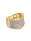 American Diamond Sovereign Shine Adjustable Ring