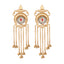 Aurum Glow Bead Drop Earrings
