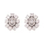 Silver Blossom Diamond Studs