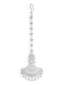 American Diamond Ethereal Silver Maang Tikka