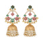 Banjaran Dangler Pearl Jhumki Earrings
