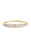 American Diamond Glowy Sphere Gold Bracelet