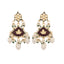 22K Gold Plated Ruby Grace Maang Tikka & Earrings Set
