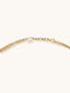 22K Gold-Plated Zircon Studded Enamel Embellished Dual Layered Necklace Set