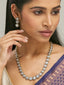 22K Gold-Plated Crystal Stone Studded Necklace Set