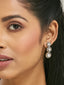 22K Gold-Plated Crystal Stone Studded Necklace Set
