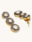 22K Gold-Plated Crystal Stone Studded Necklace Set
