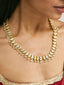 22K Gold-Plated Svarna Bloom Kundan Matha Patti cum Necklace