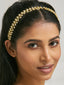 22K Gold-Plated Svarna Bloom Kundan Matha Patti cum Necklace