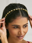 22K Gold-Plated Kundan Studded Matha Patti cum Necklace
